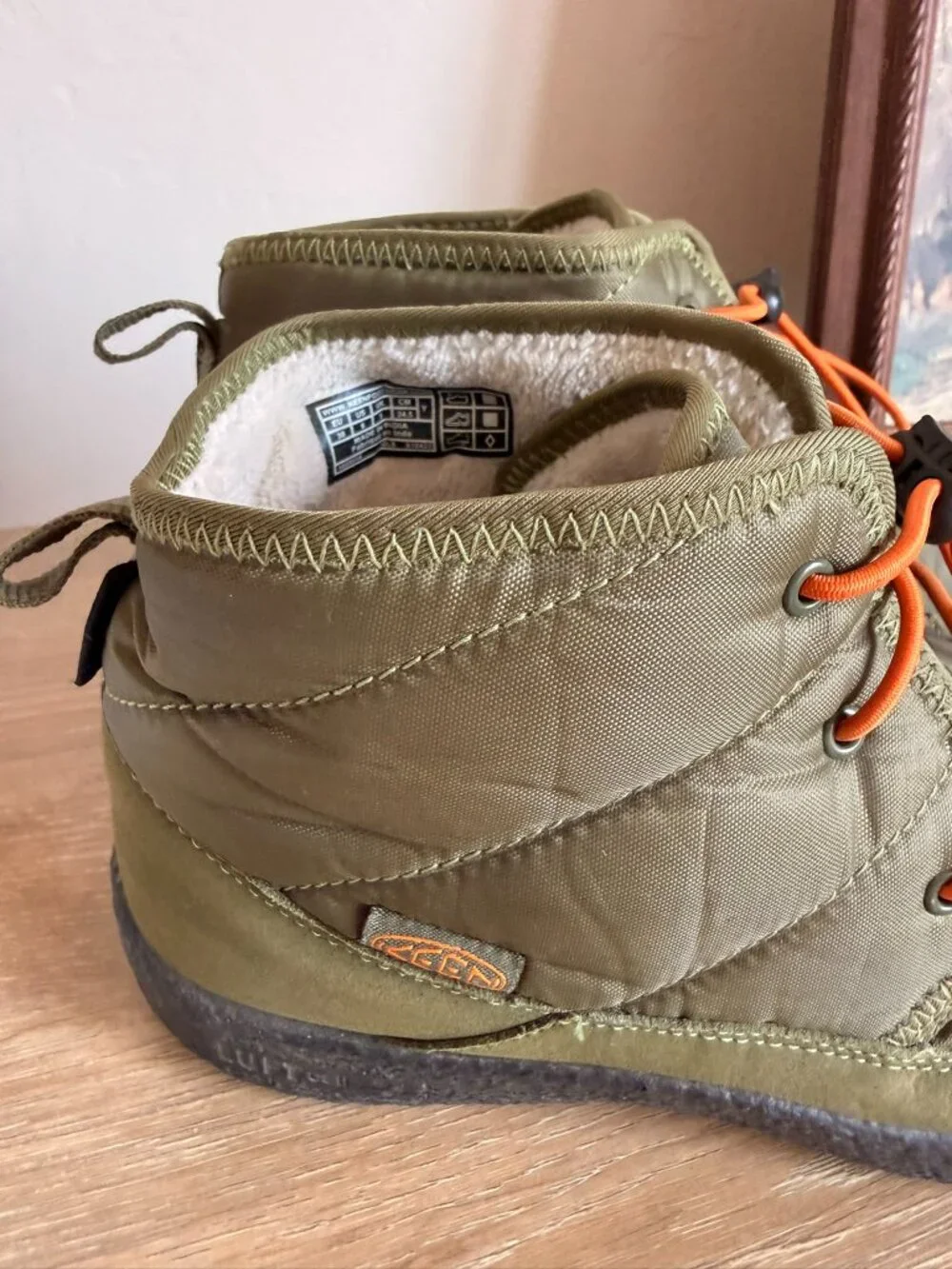 Keen Youth Green & Orange Howser II Chukka WP Boot 6
